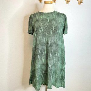 Nooworks Green Fishnet "Molly" Dress Size Medium